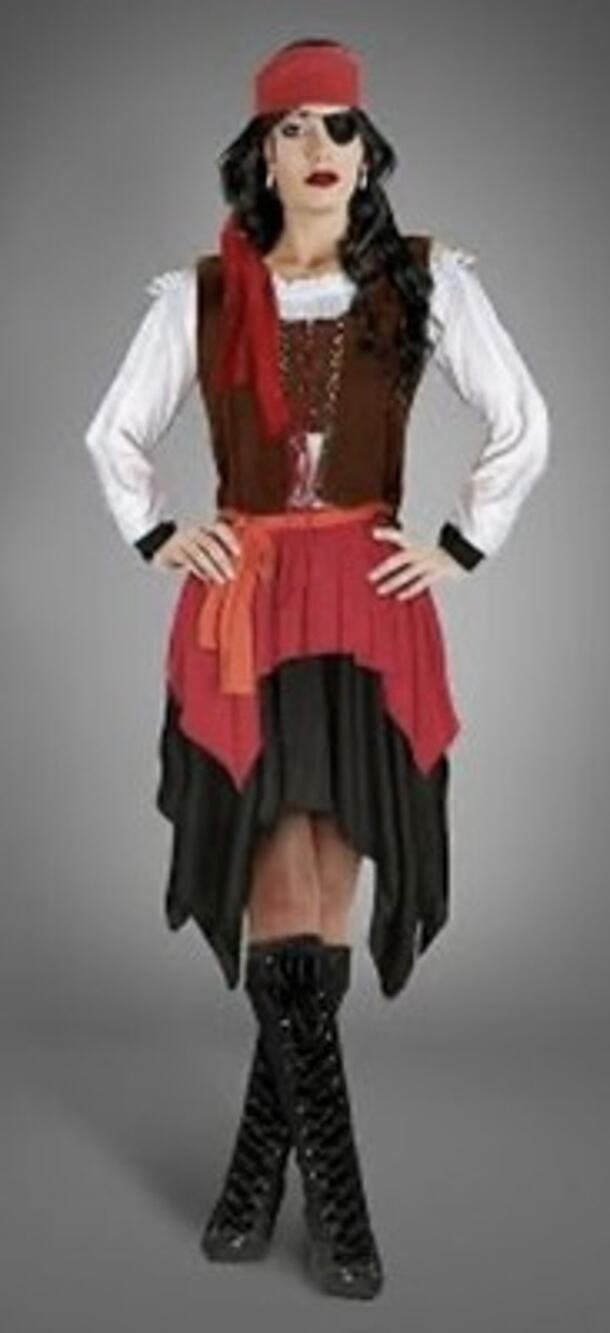 KatchOn Halloween Women's Pirate Costume L